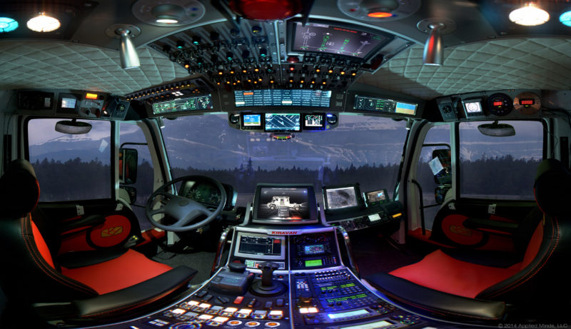 KiraVan cockpit